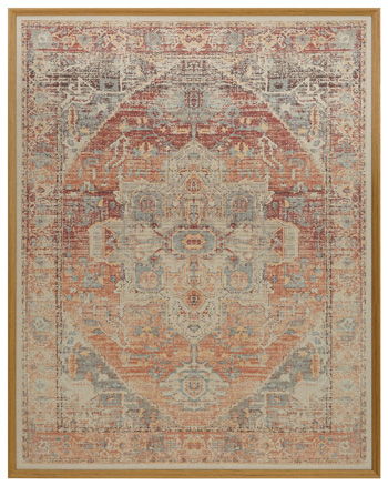 Kerrickson - Wall Art - Red / Orange / Blue