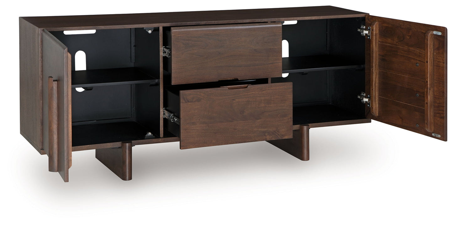 Kydler - Accent Cabinet - Medium Brown