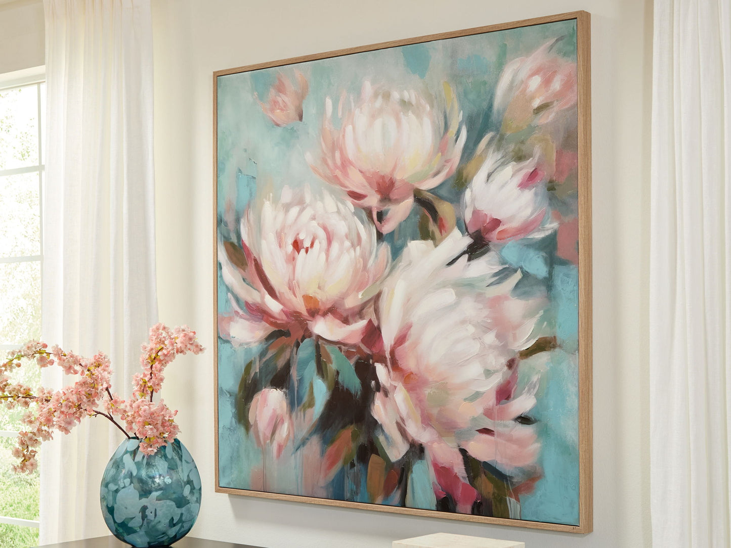Parryville - Wall Art - Aqua / Pink