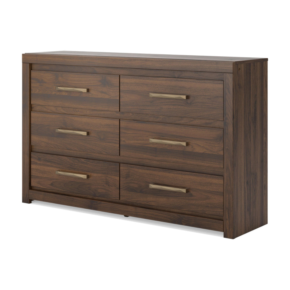 Janfyn - Six Drawer Dresser - Brown